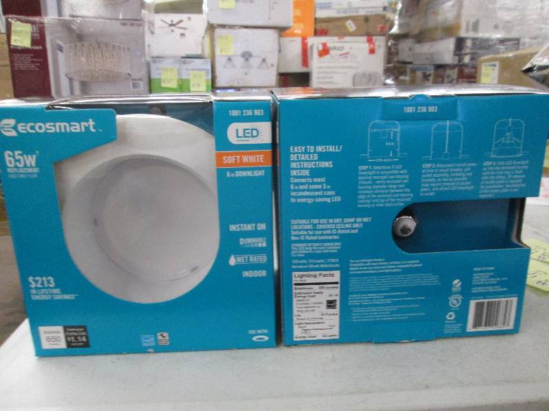 lot 59 image: 2 Ecosmart LED technology 6 inch do...