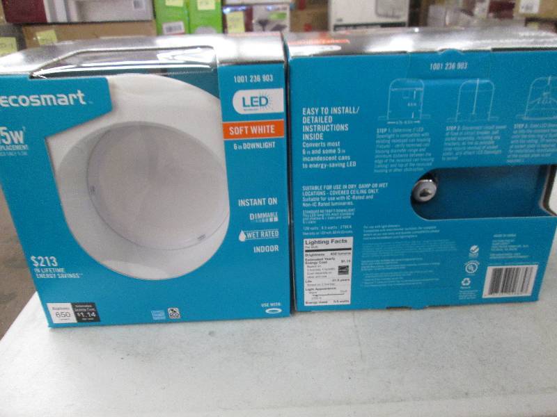 lot 67 image: 2 Ecosmart LED technology 6 inch do...