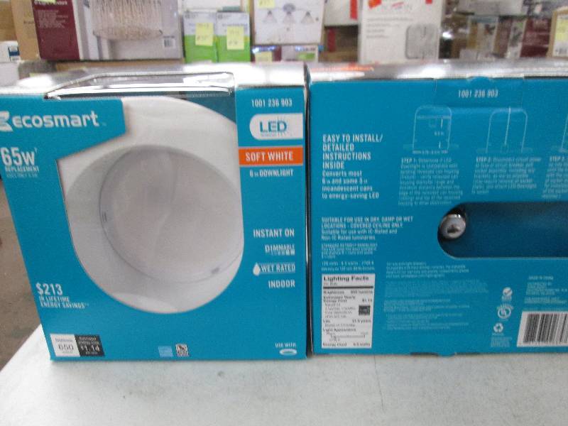 lot 70 image: 2 Ecosmart LED technology 6 inch do...