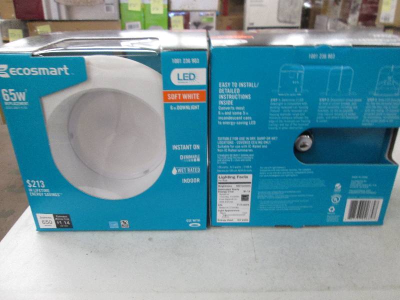 lot 71 image: 2 Ecosmart LED technology 6 inch do...