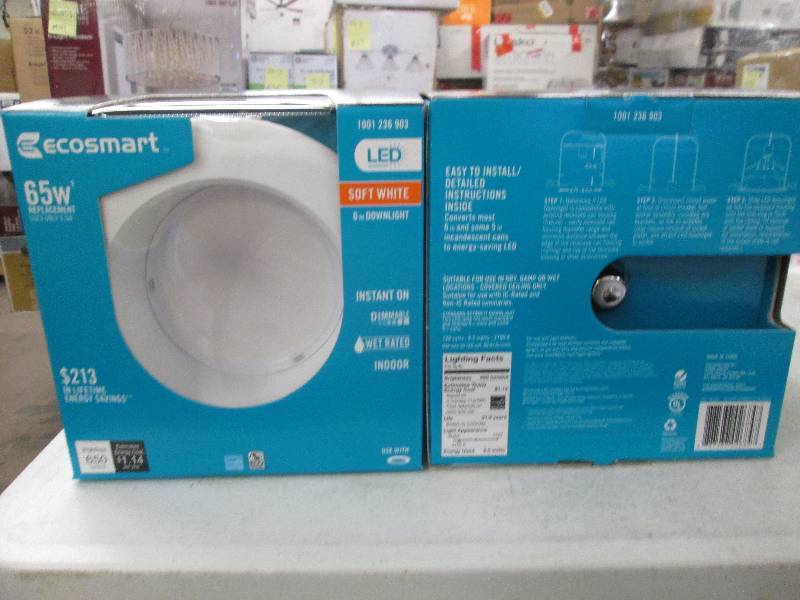 lot 79 image: 2 Ecosmart LED technology 6 inch do...