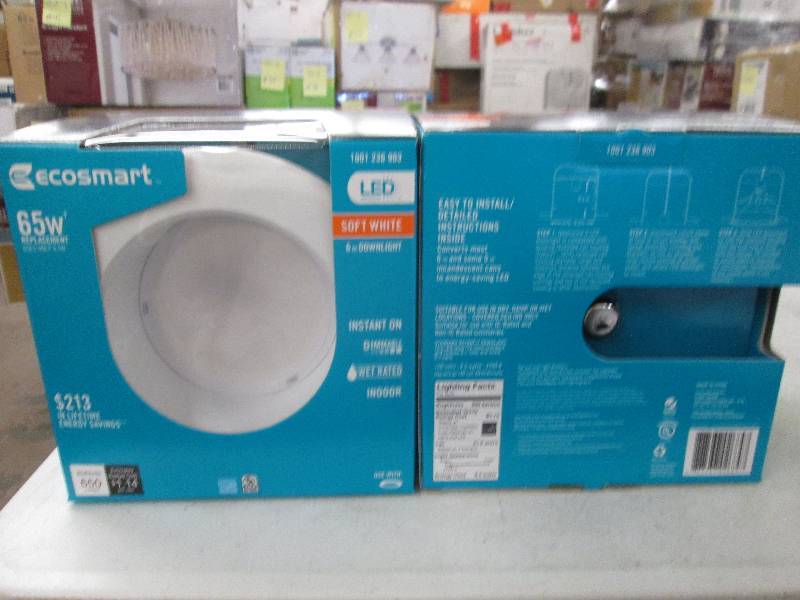 lot 80 image: 2 Ecosmart LED technology 6 inch do...