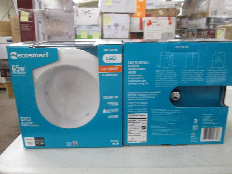 lot 81 image: 2 Ecosmart LED technology 6 inch do...