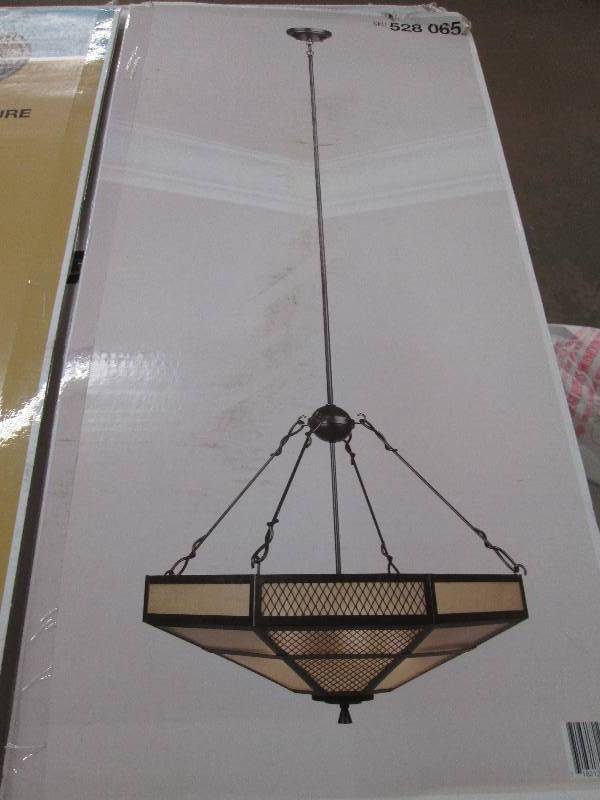 lot 88 image: Hampton Bay lynden pendant fixture ...
