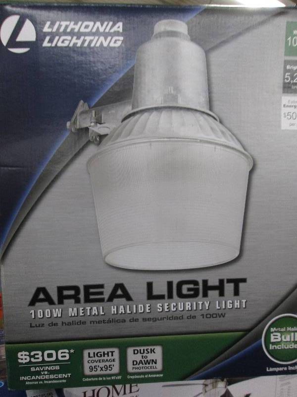 lot 101 image: Lithonia Lighting area light 100w m...