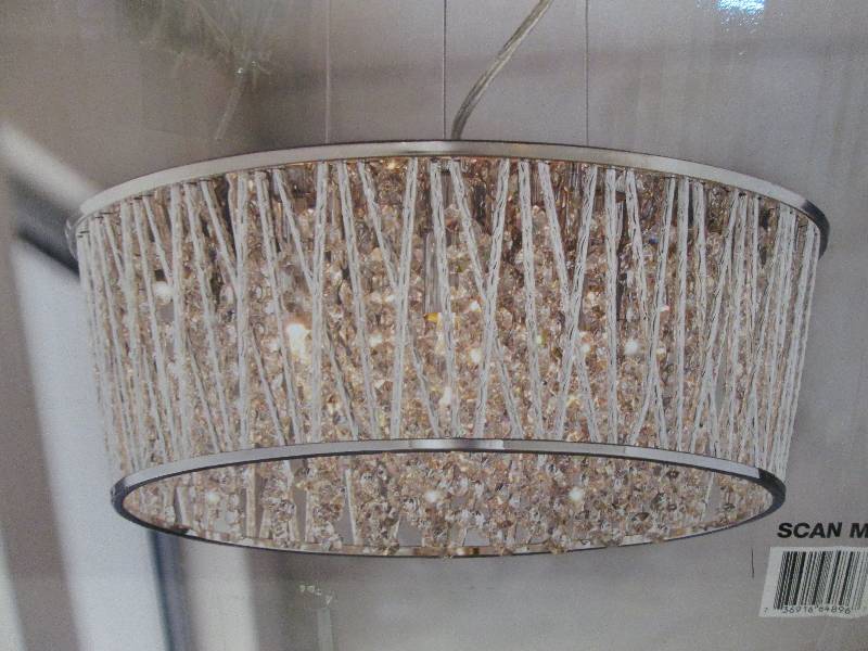 lot 118 image: Home Decorators 6-light pendant ...