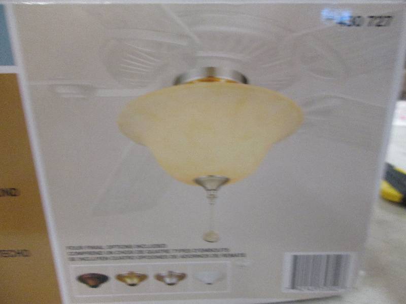 lot 125 image: Hampton Bay universal ceiling fan l...