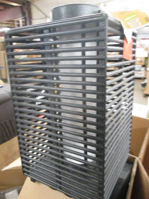 lot 127 image: 2 Solar and Battery Powered Black O...