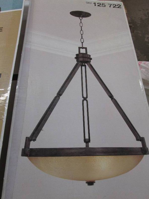 lot 147 image: hampton bay pendant fixture open bo...