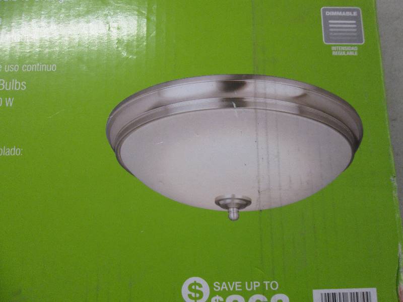 lot 153 image: commercial electric 13 LED flush m...