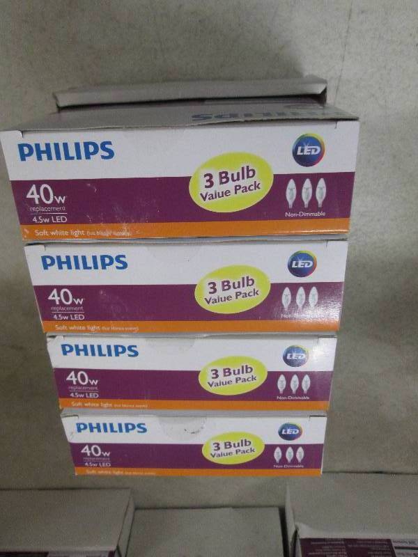 lot 159 image: philips LED 40w replacement 4.5w LE...