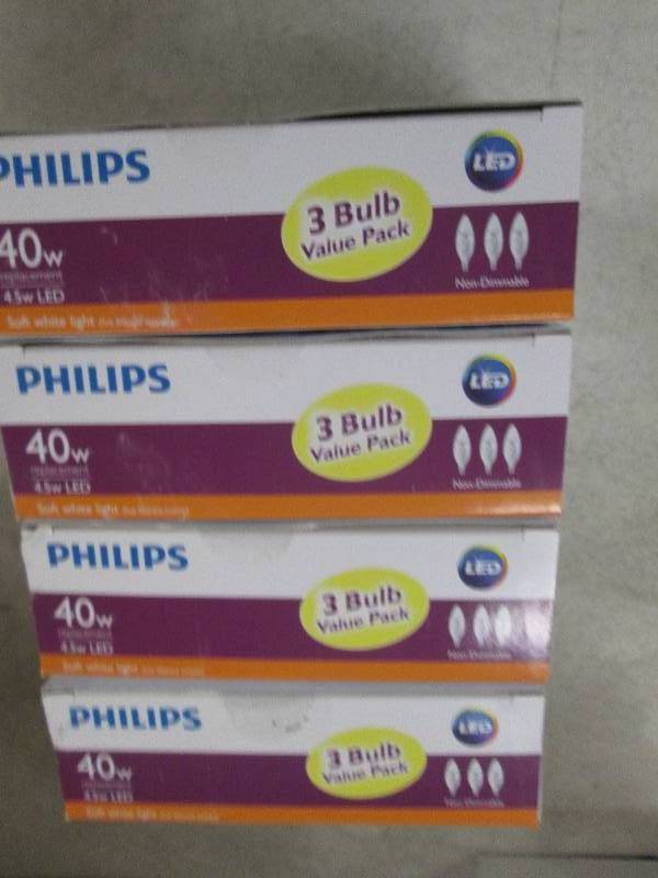 lot 165 image: philips LED 40w replacement 4.5w LE...