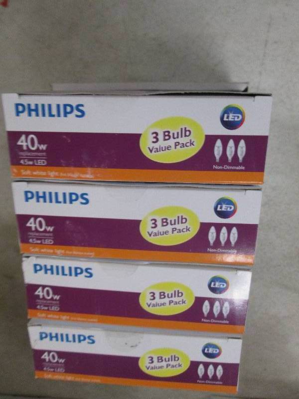lot 167 image: philips LED 40w replacement 4.5w LE...