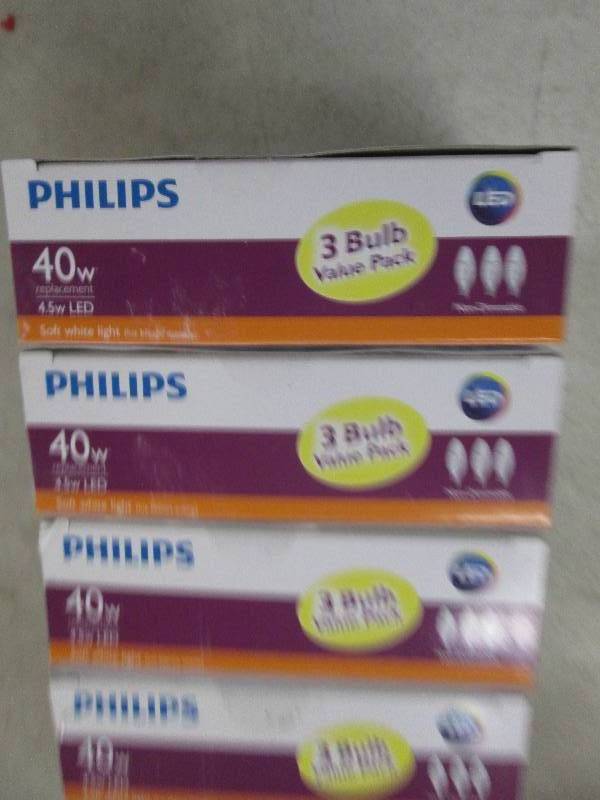 lot 168 image: philips LED 40w replacement 4.5w LE...