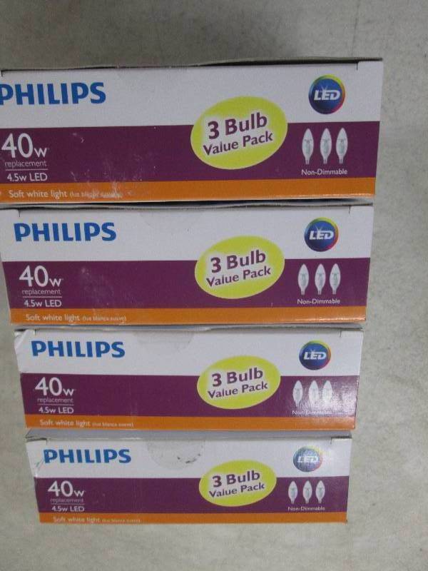 lot 170 image: philips LED 40w replacement 4.5w LE...