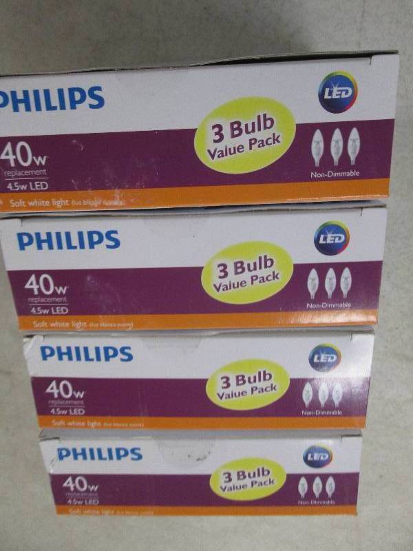 lot 171 image: philips LED 40w replacement 4.5w LE...