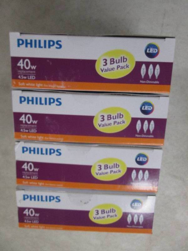 lot 174 image: philips LED 40w replacement 4.5w LE...