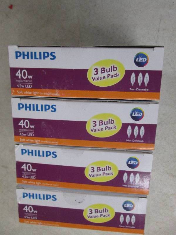 lot 175 image: philips LED 40w replacement 4.5w LE...