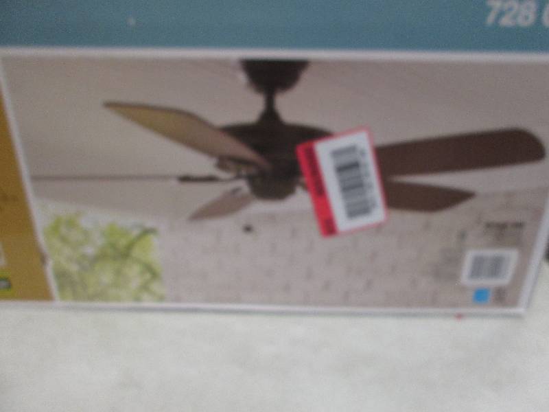 lot 195 image: hampton bay 52 ceiling fan oil rub...