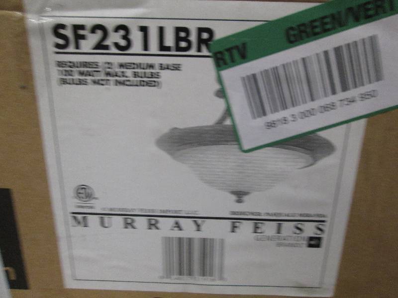 lot 204 image: feiss ceiling light fixture open bo...