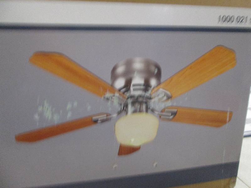 lot 211 image: 42 middleton ceiling fanlight bru...
