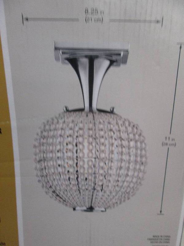 lot 216 image: hampton bay bellafont semi flush mo...