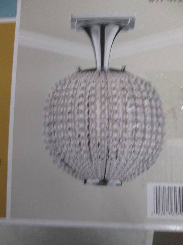 lot 225 image: hampton bay bellafont semi flush mo...