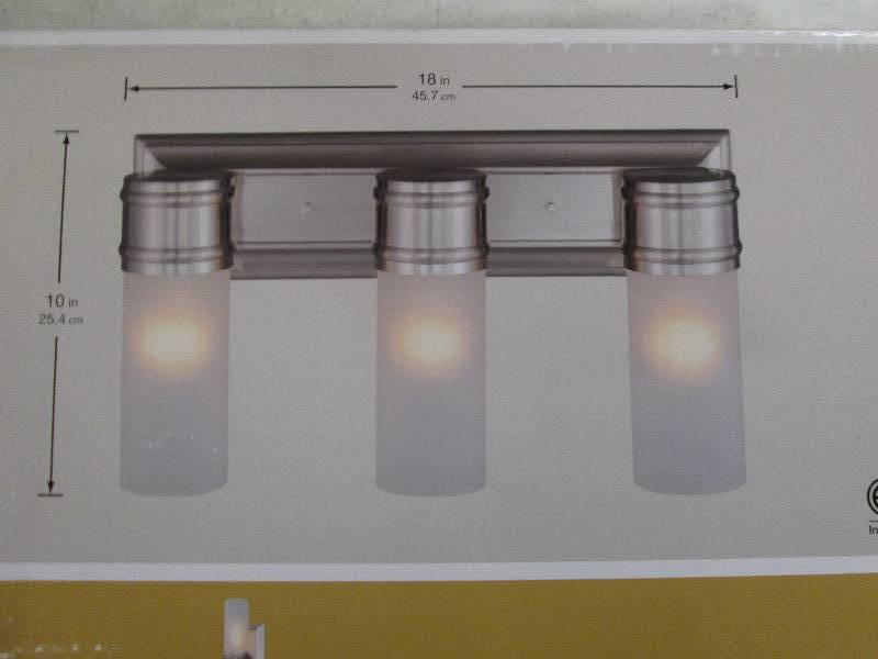 lot 229 image: hampton bay charenton 3 light vanit...