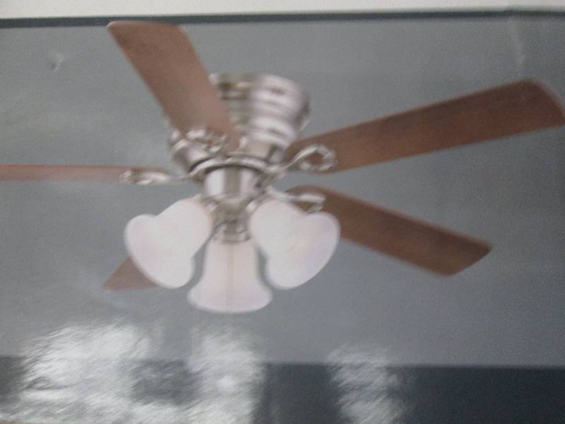 lot 234 image: 44 clarkston ceiling fan brushed n...