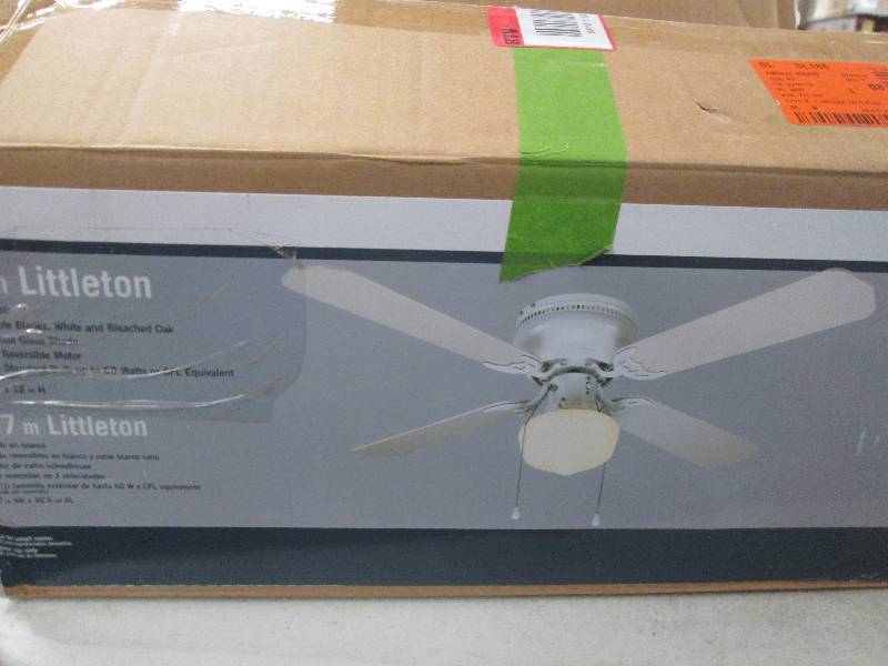 lot 264 image: 42 littleton ceiling fan open box ...
