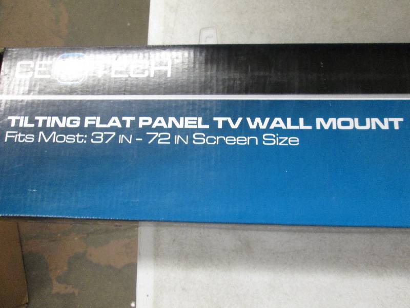 lot 269 image: CE TECH  tilting flat panel tv wall...