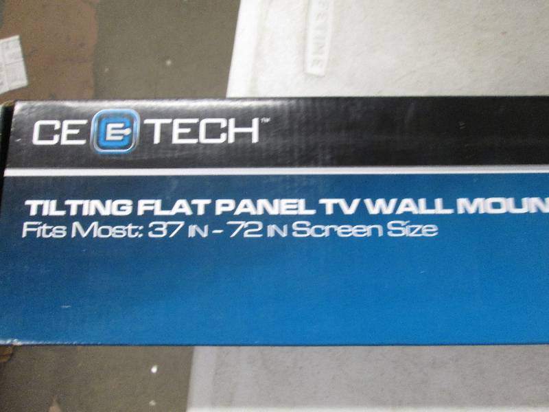lot 273 image: CE TECH  tilting flat panel tv wall...
