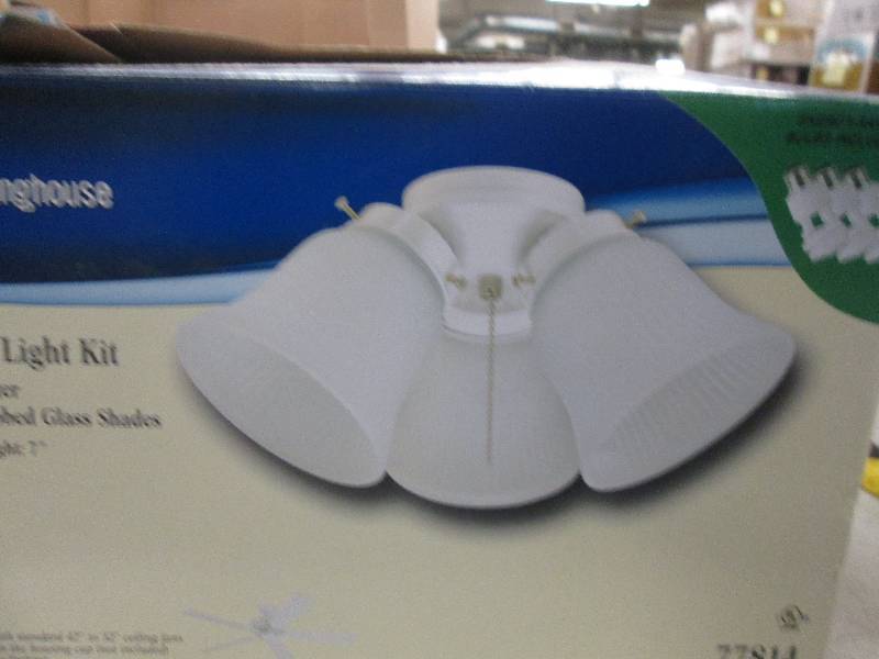 lot 283 image: Westinghouse ceiling fan light kit ...