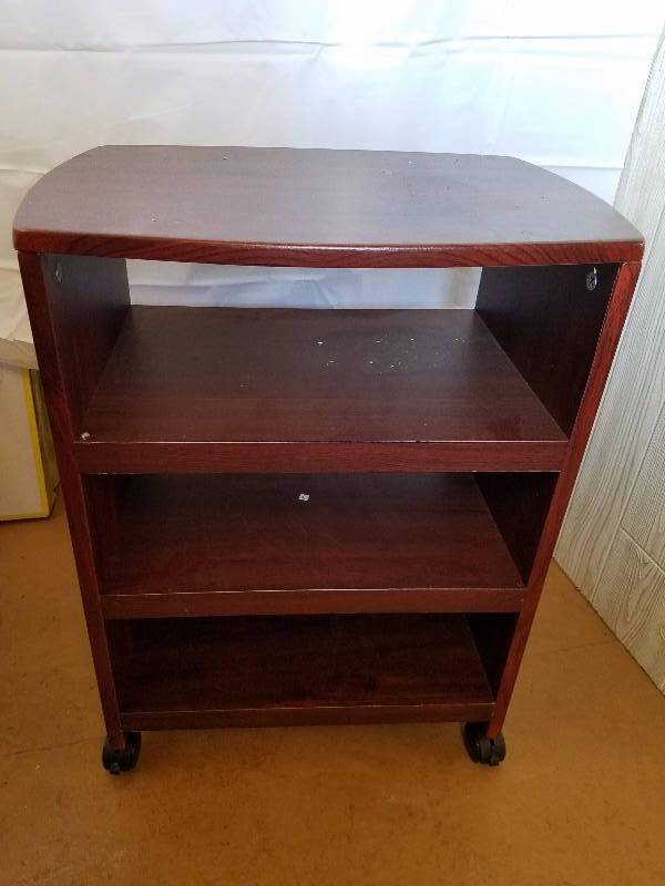 4 shelf rolling cart