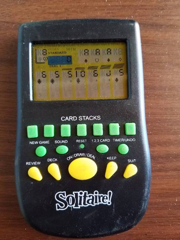 Solitaire hand held game