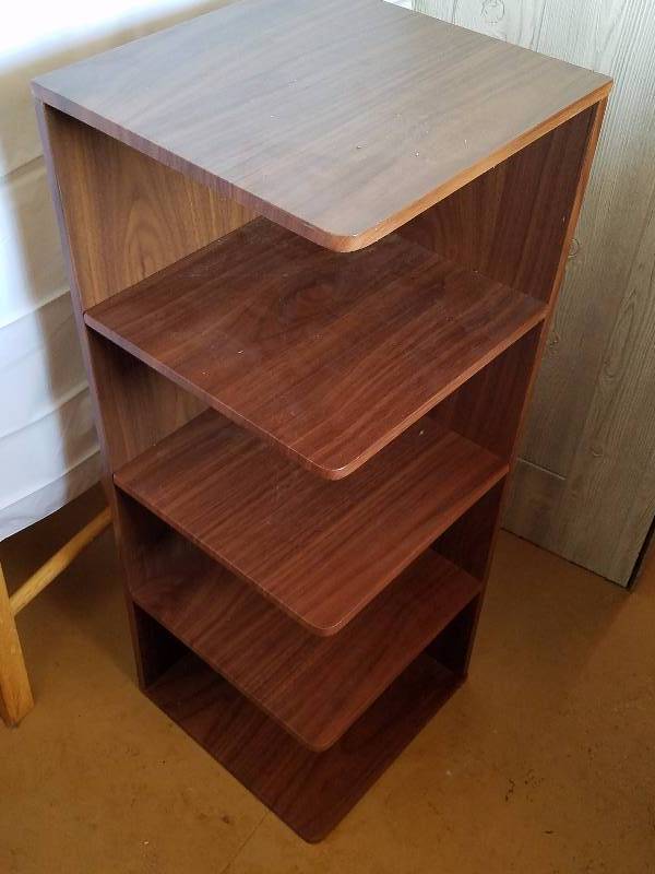 5 shelf corner cabinet