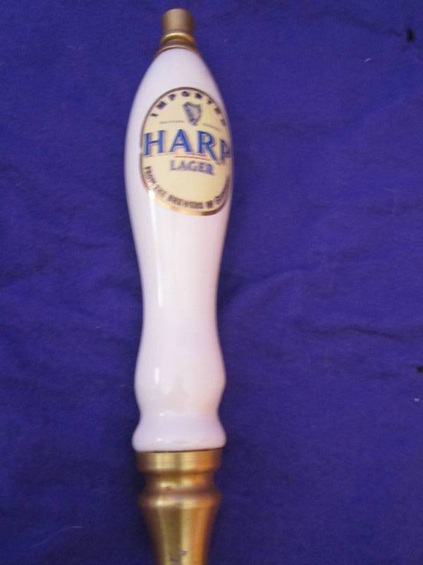 Harp lager improted beer tap...