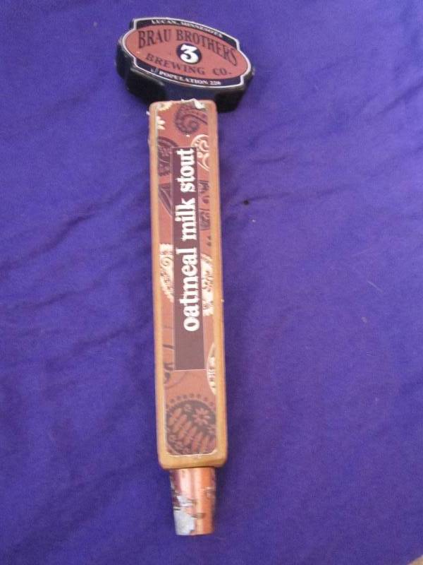 Oatmeal milk stout beer tap...