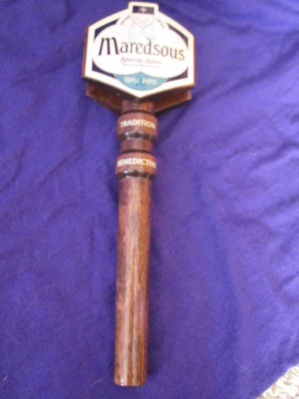 Maredsous beer tap...