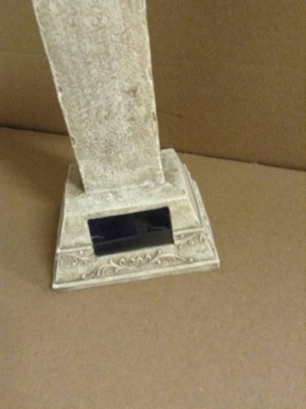 lot 64 image: Solar Powered LED Amazing Grace Cross