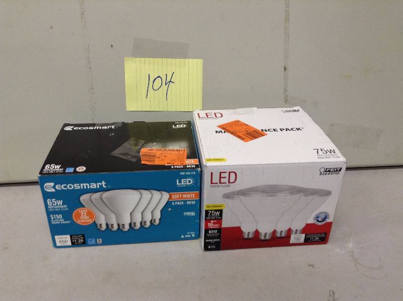 lot 104 image: Lot of assorted LED Lights Never used