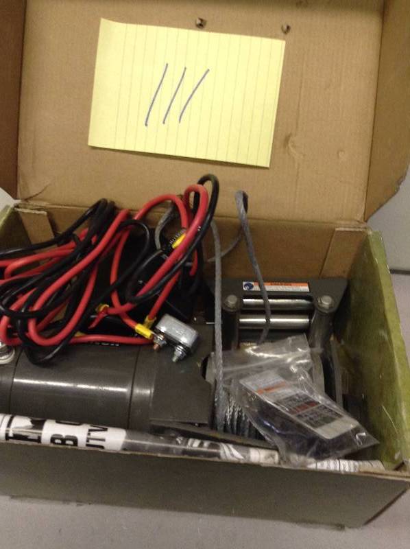 lot 111 image: Badland Winches 2500 Lb Capacity ATV utility Winch