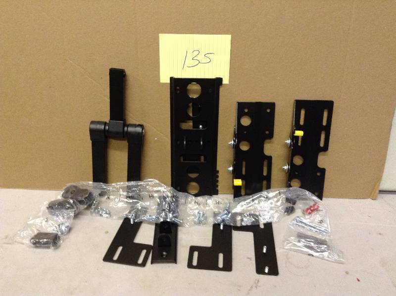 lot 135 image: Eco Mount Multi Position Flat Panel TV Mount slight damage does not affect function