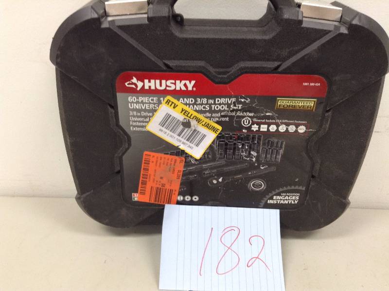 lot 182 image: Husky 60 PC Tool Set