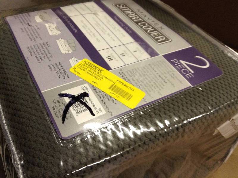 lot 7 image: Maytex Smart Cover Stretch Sofa Furniture Cover Never Used