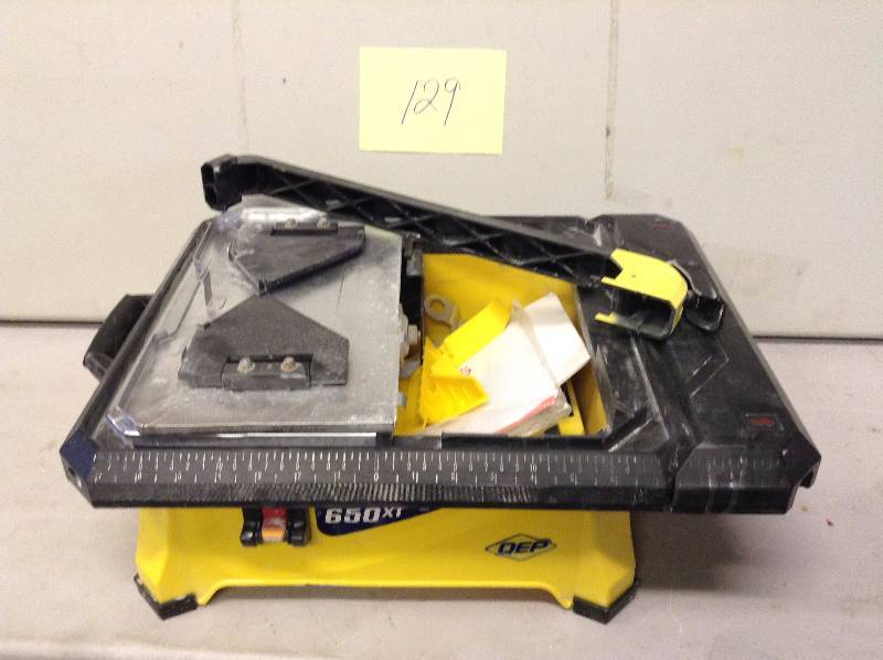 lot 129 image: QEP 650 XT 7 in Tile Saw used in good working condition