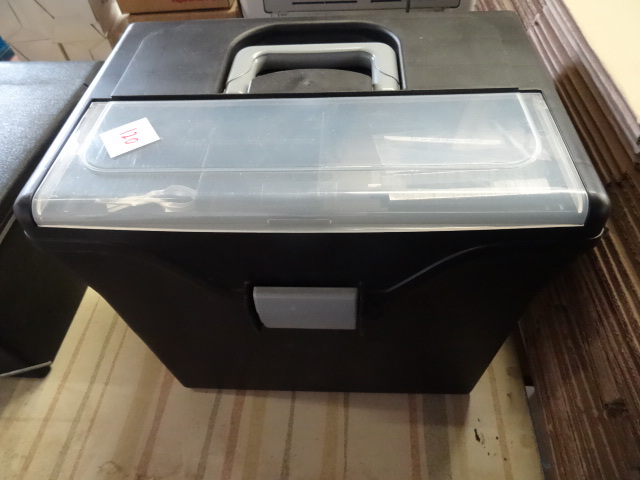 lot 120 image: Portable File Carrying Box