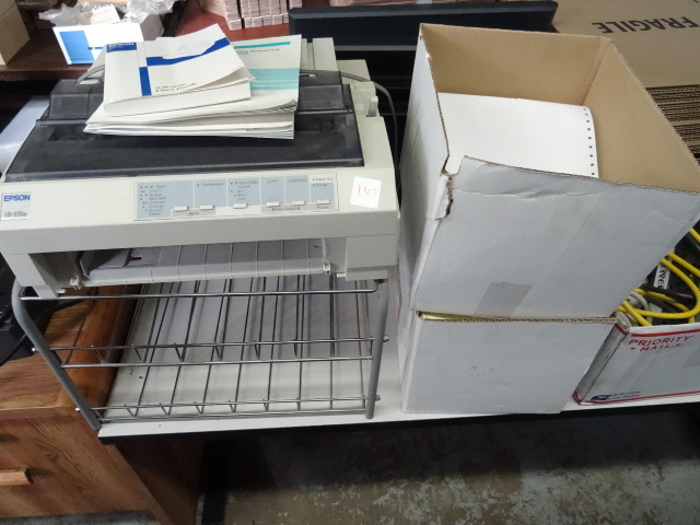 lot 147 image: Epson LQ-570E Printer with Stand