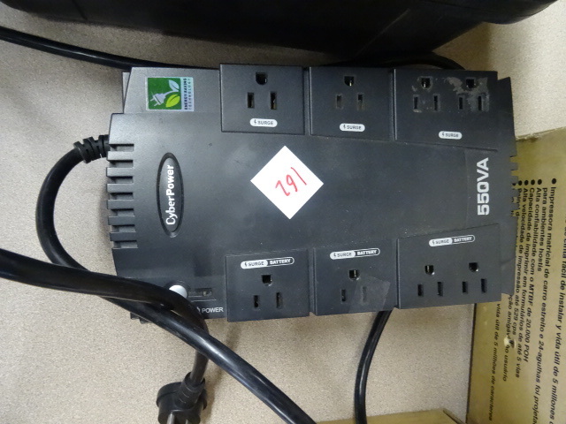 lot 162 image: Cyber Power 550VA Battery Back Up