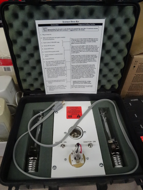 lot 163 image: Ignitron Light Bulb Demo Kit